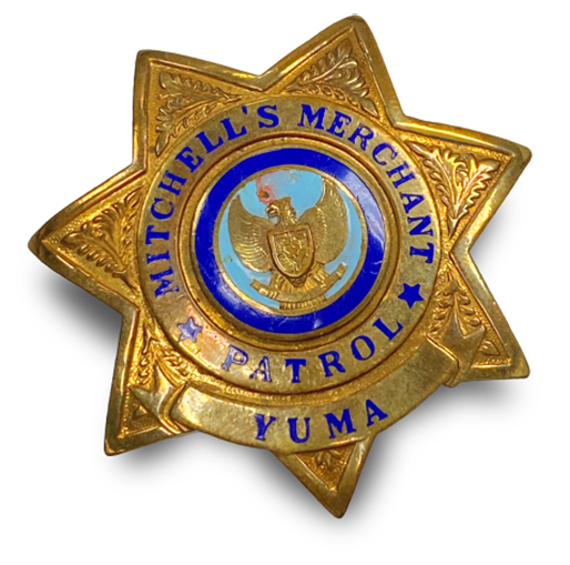 Mitchell's Merchant Patrol Security Badge
